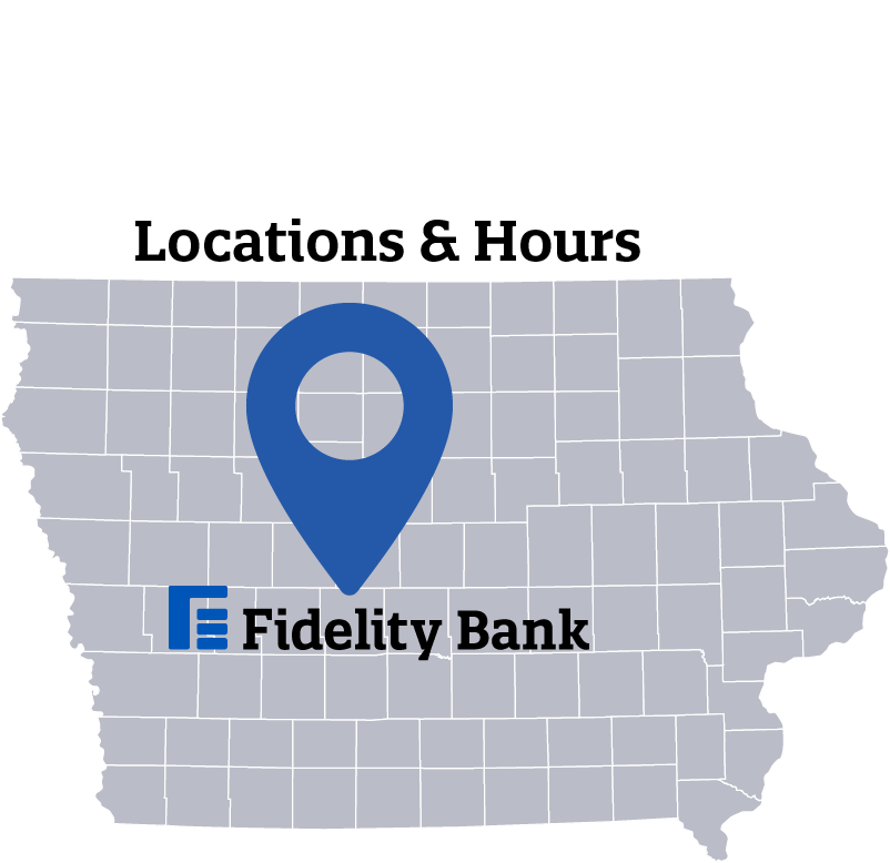 Fidelity Bank Iowa Locations & Branch Hours