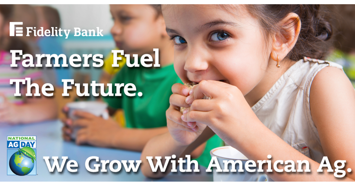 Child eating food grown by American Farmers